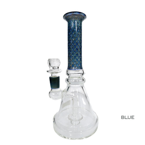 8 INCH GLASS SHOWERHEAD HONEYCOMB DESIGN TUBE WATER PIPE 270GM 